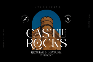 Castle Rocks Font Full preview 1