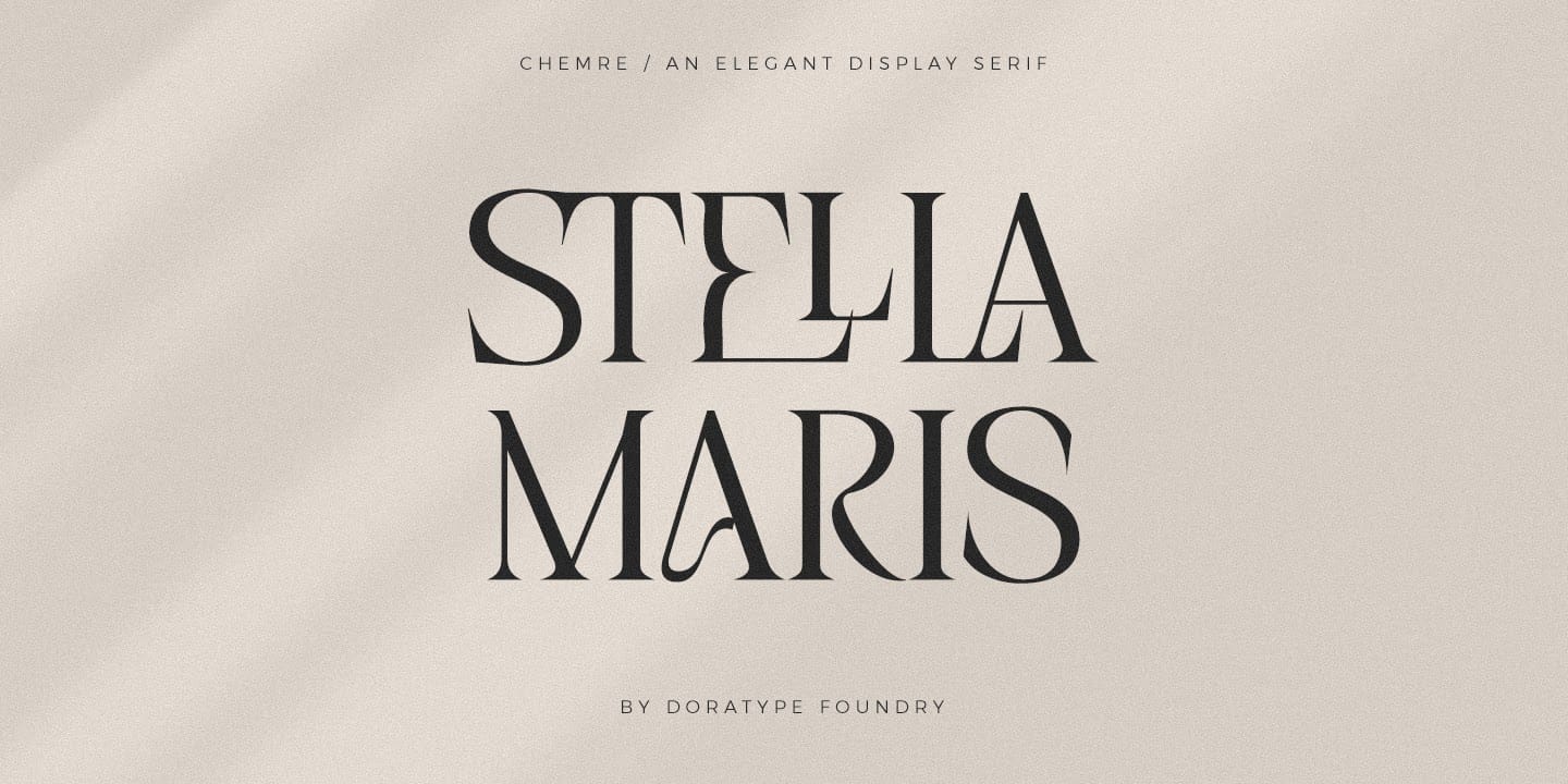 Chemre Font preview 10