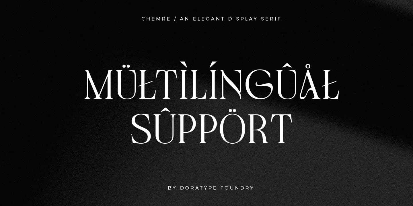Chemre Font preview 11