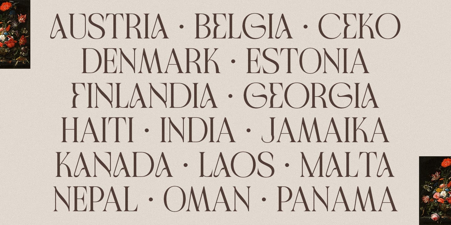 Chemre Font preview 14