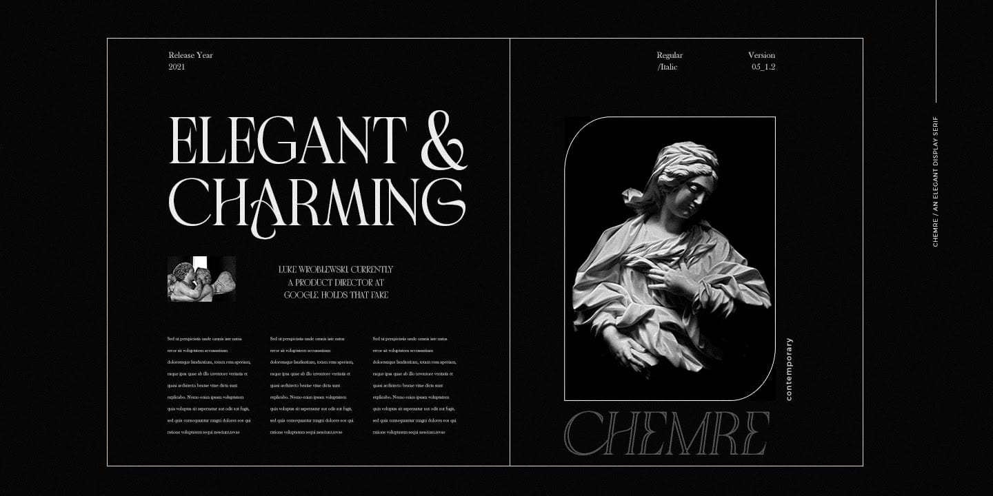 Chemre Font preview 4