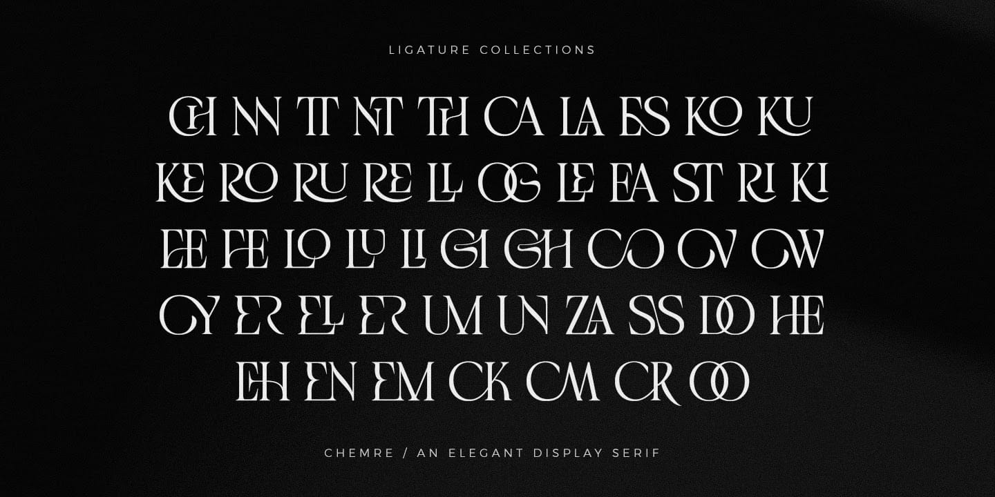 Chemre Font preview 6