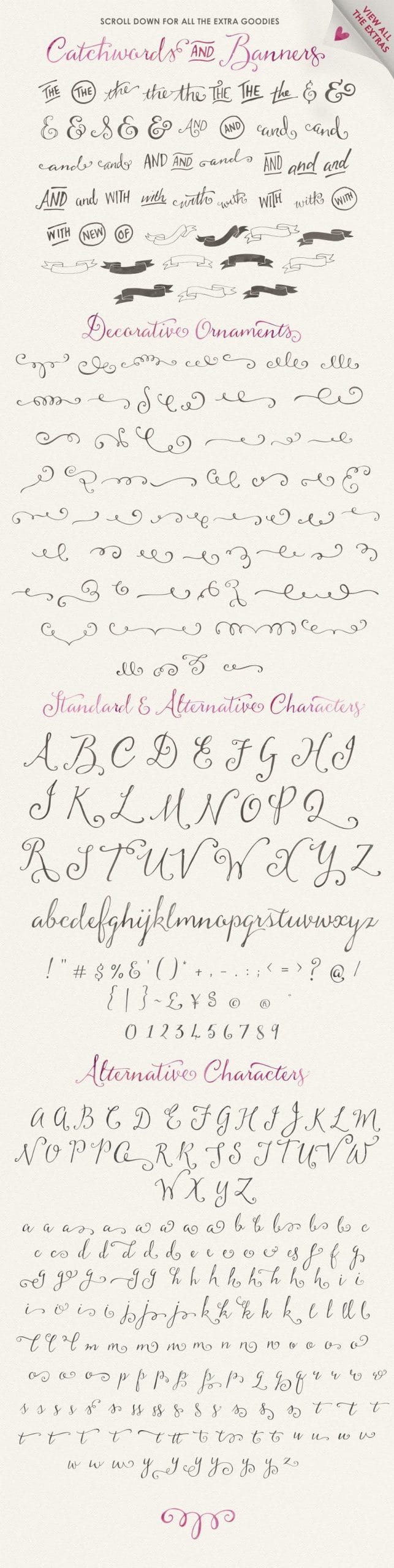 Font Butterscotch Việt Hóa - Typeface viết tay Font Butterscotch Việt Hóa preview 4