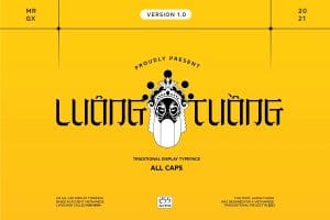 Font LuongTuong Typeface – Vietnamese Display Typeface Font LuongTuong Typeface preview 1