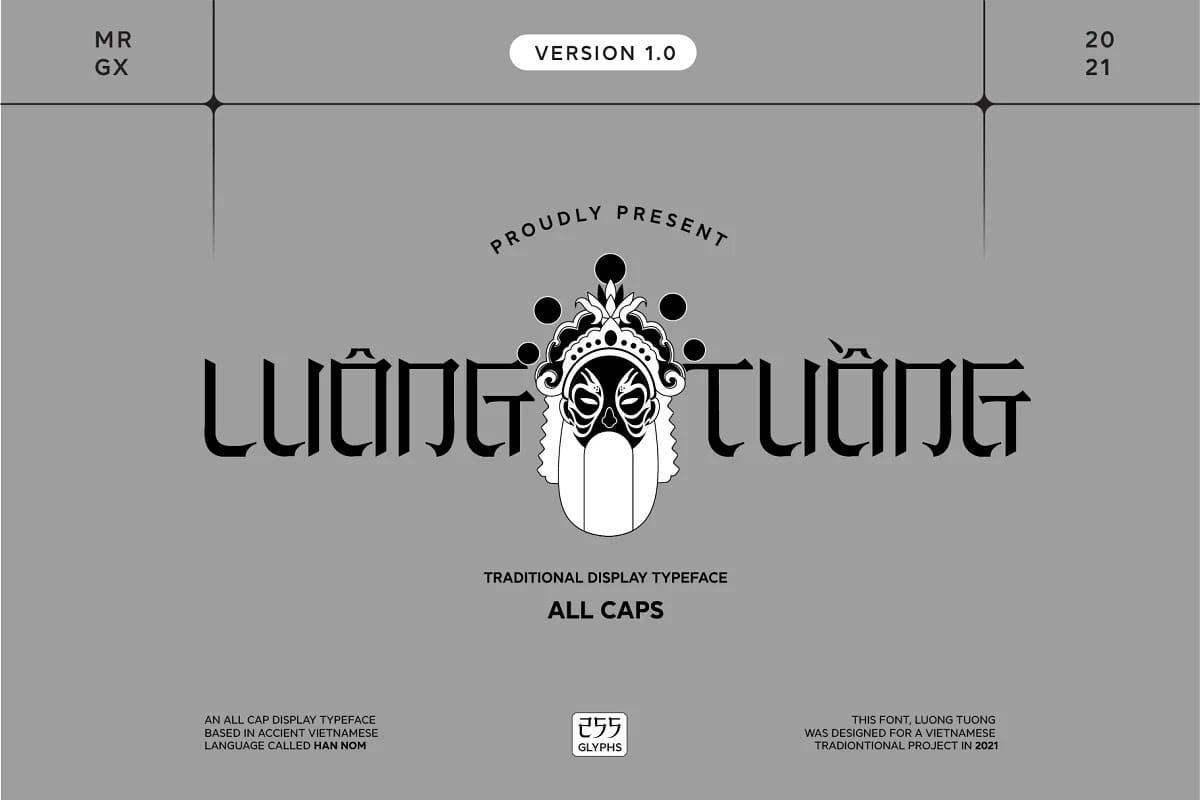 Font LuongTuong Typeface preview 2