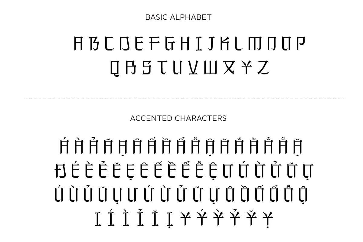 Font LuongTuong Typeface preview 4