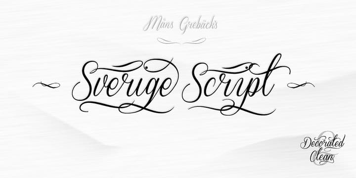 Font Sverige Script Việt Hóa preview 2