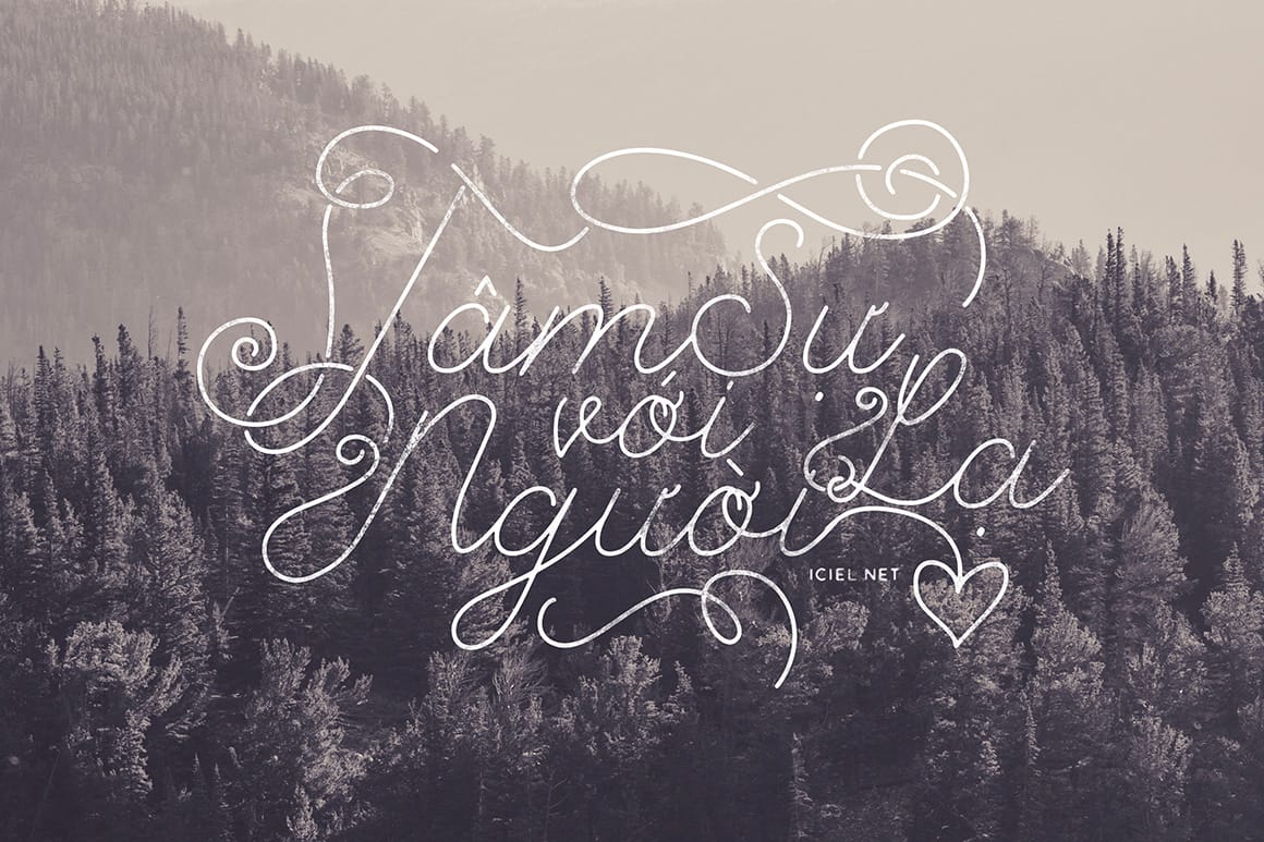 Font Humble Hearts việt hóa preview 1
