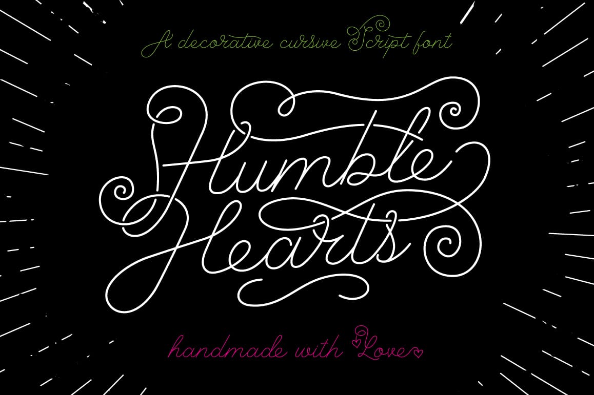 Font Humble Hearts việt hóa preview 4