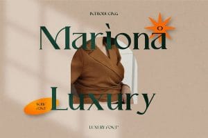 Mariona Luxury Serif Font preview 1