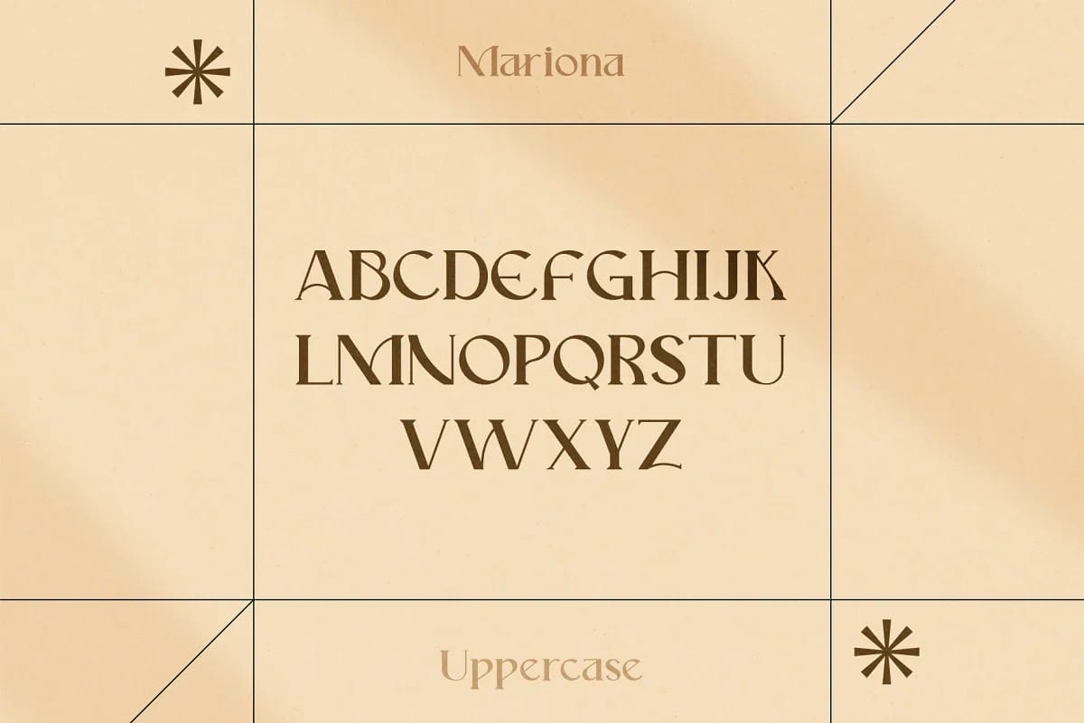 Mariona Luxury Serif Font preview 12