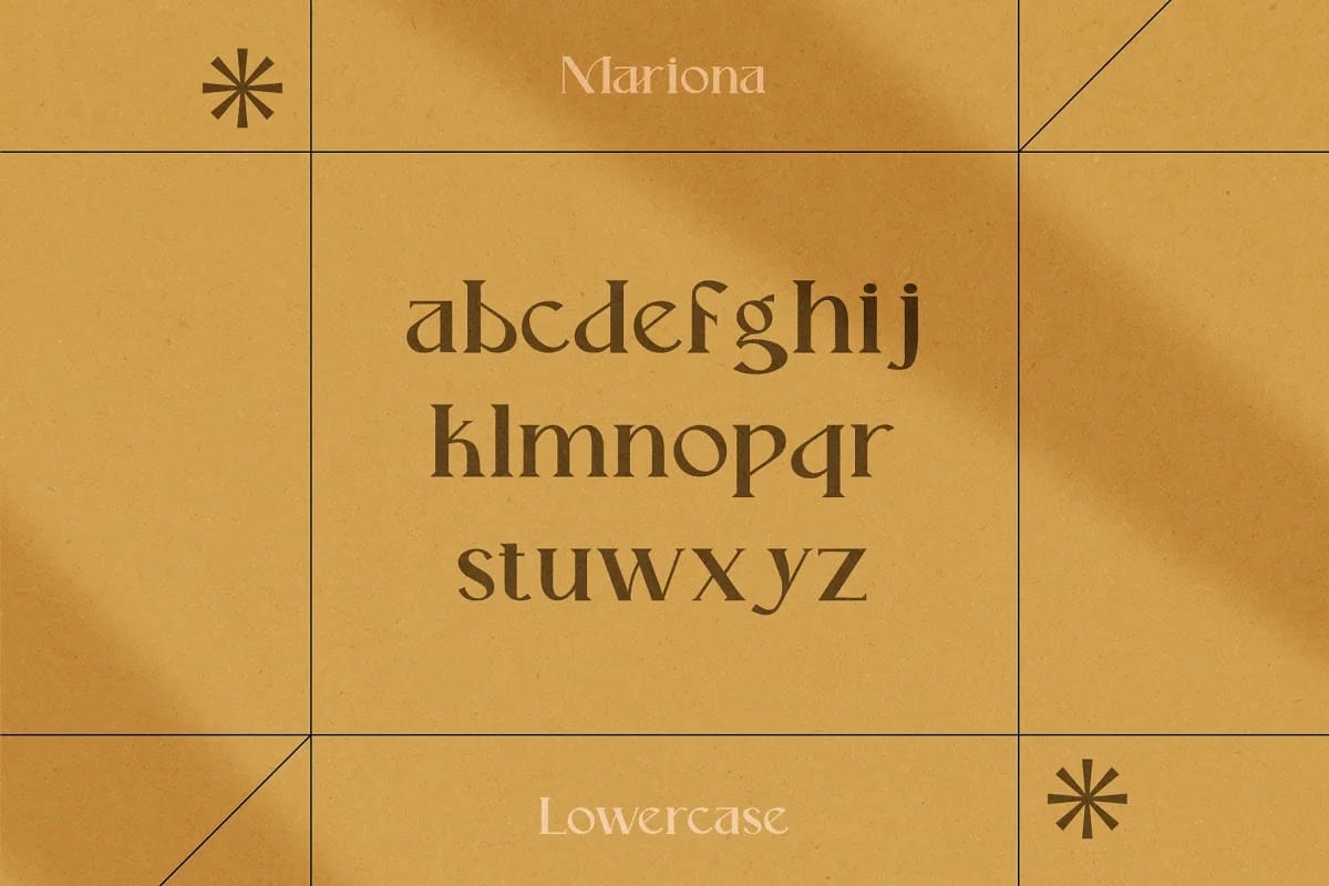 Mariona Luxury Serif Font preview 13