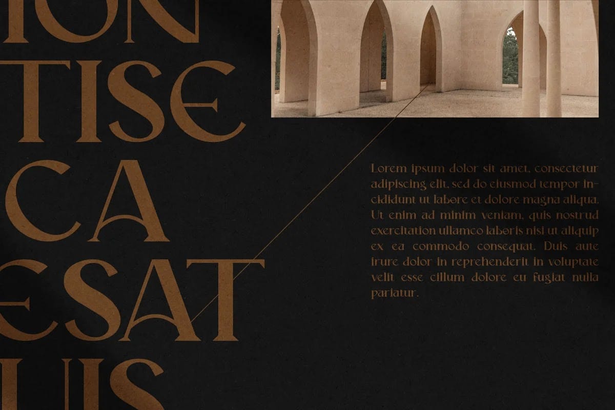 Mariona Luxury Serif Font preview 6
