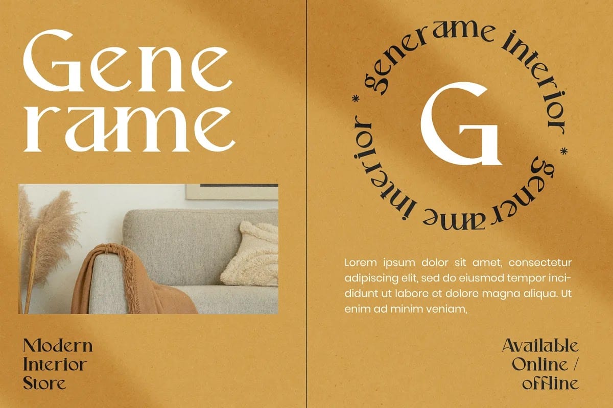 Mariona Luxury Serif Font preview 9