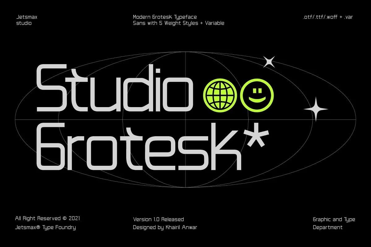 Studio Grotesk Font Full preview 1