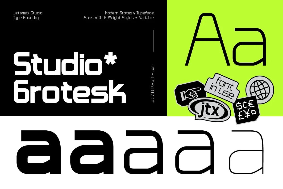 Studio Grotesk Font Full preview 10
