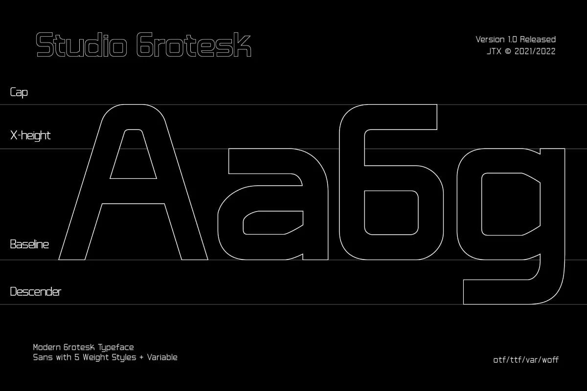 Studio Grotesk Font Full preview 3