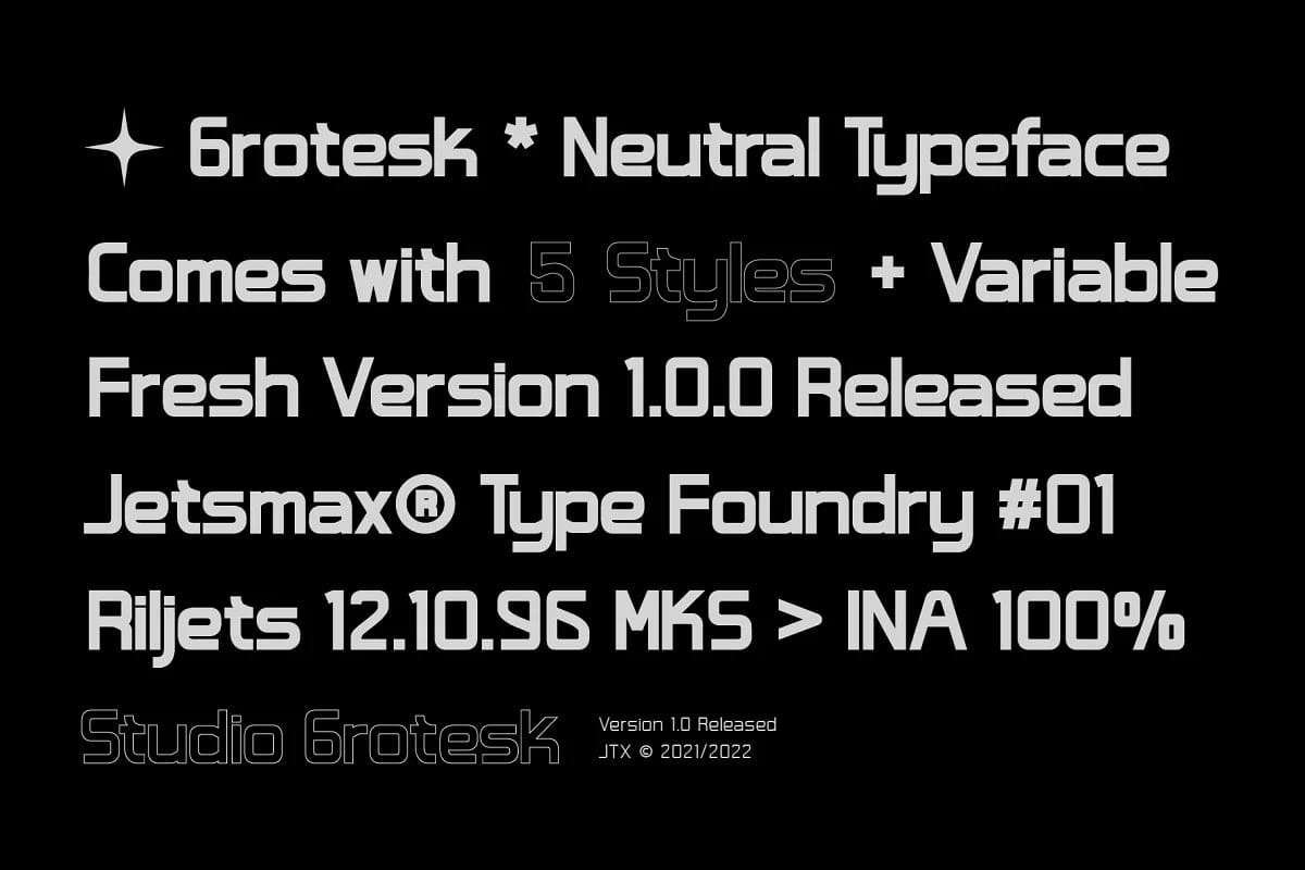 Studio Grotesk Font Full preview 6