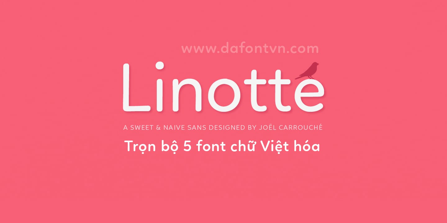 Font 5 font Linotte Việt Hóa preview 1