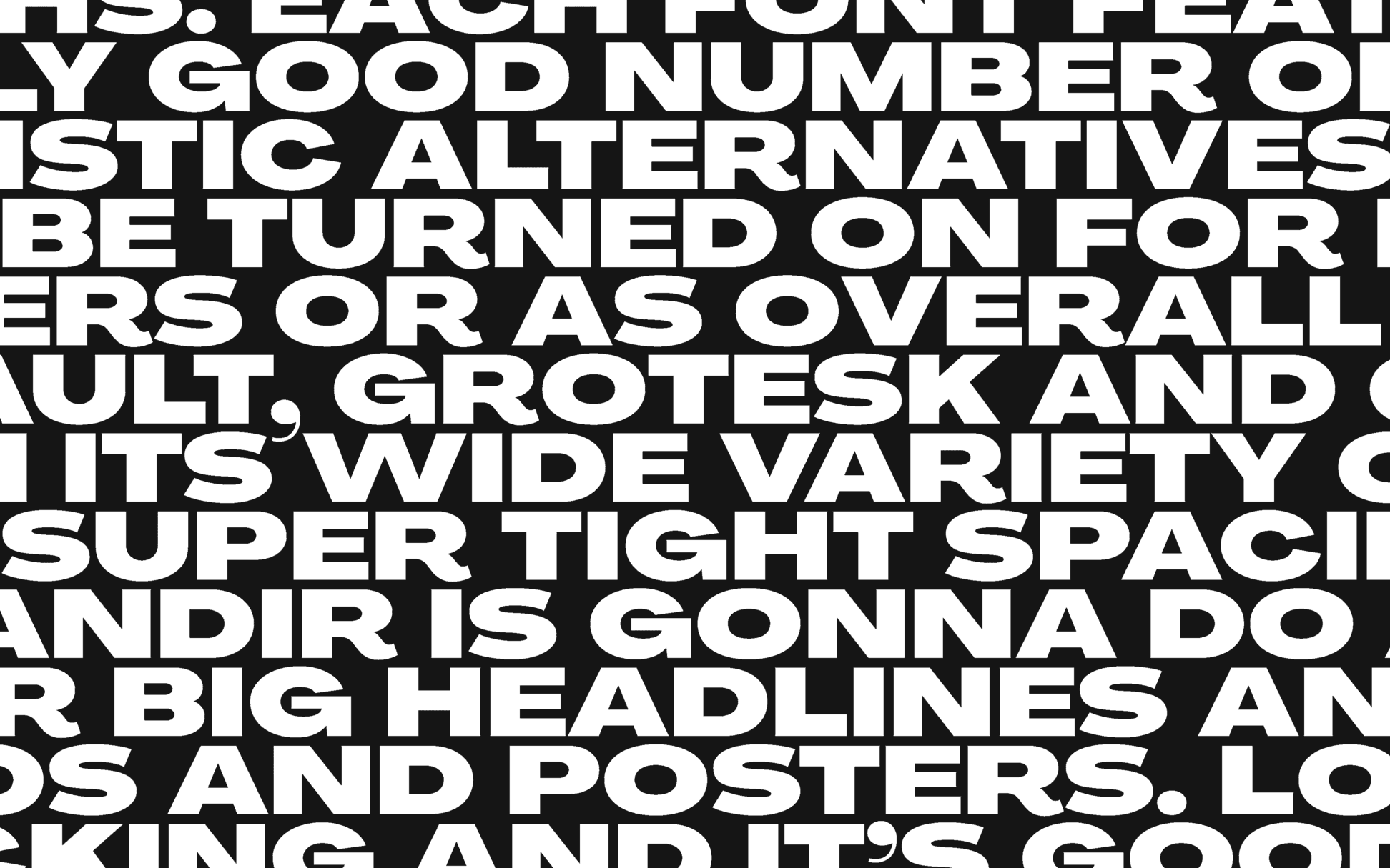 Agrandir Font Family Full 74 font preview 11