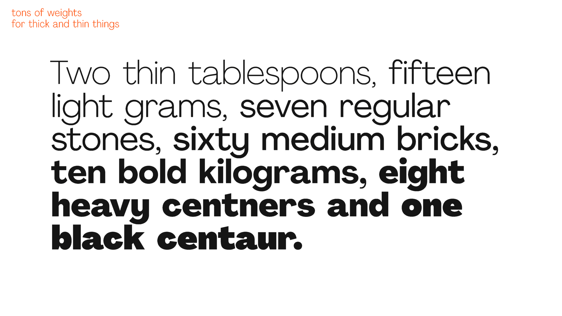 Agrandir Font Family Full 74 font preview 3