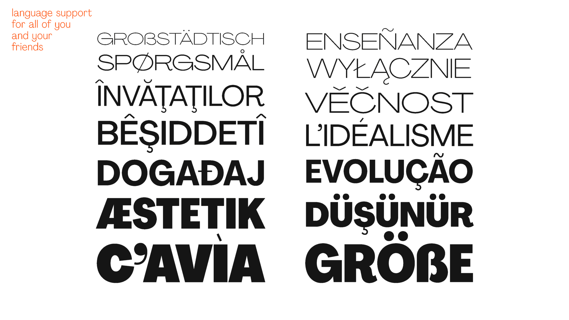 Agrandir Font Family Full 74 font preview 8