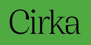 Cirka Font Family Full 4 font preview 1