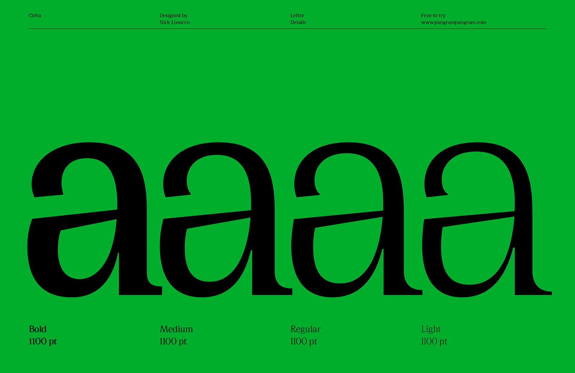 Cirka Font Family Full 4 font preview 2