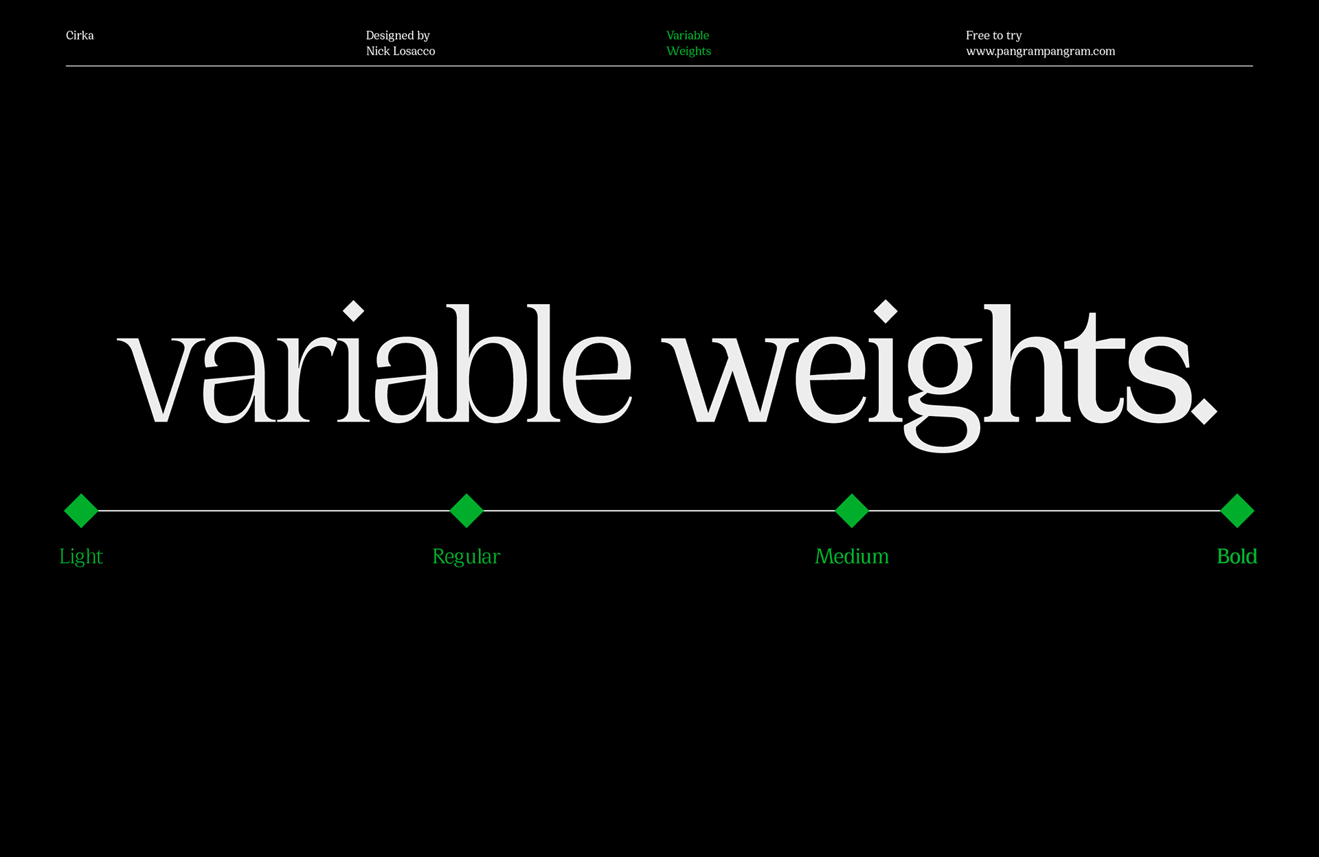 Cirka Font Family Full 4 font preview 3