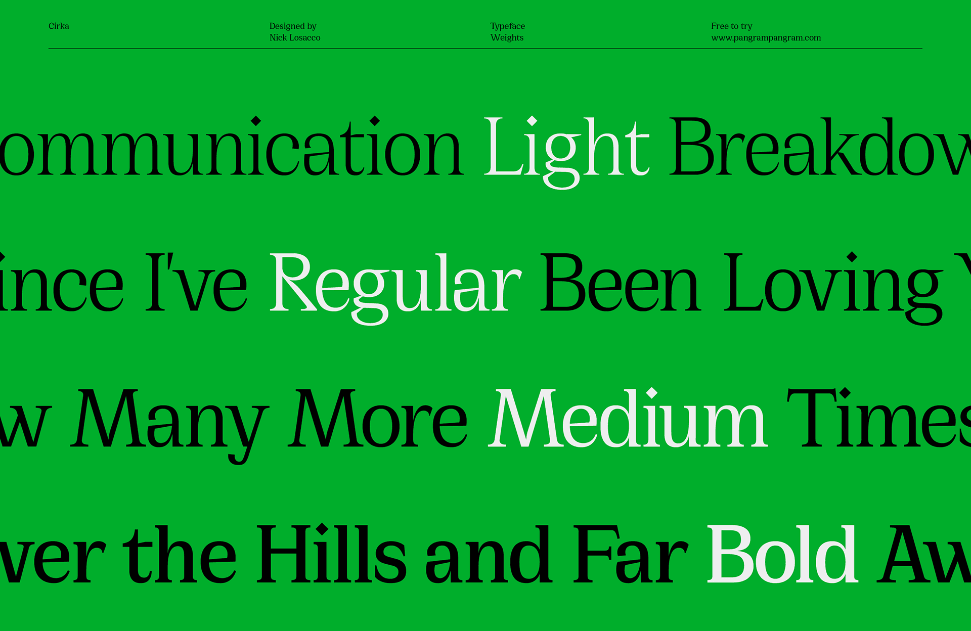 Cirka Font Family Full 4 font preview 6