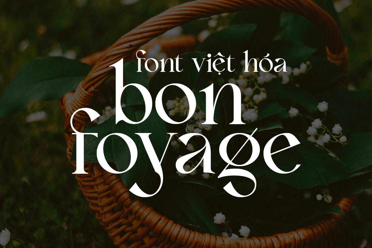 Font Bon Foyage Việt Hóa preview 1