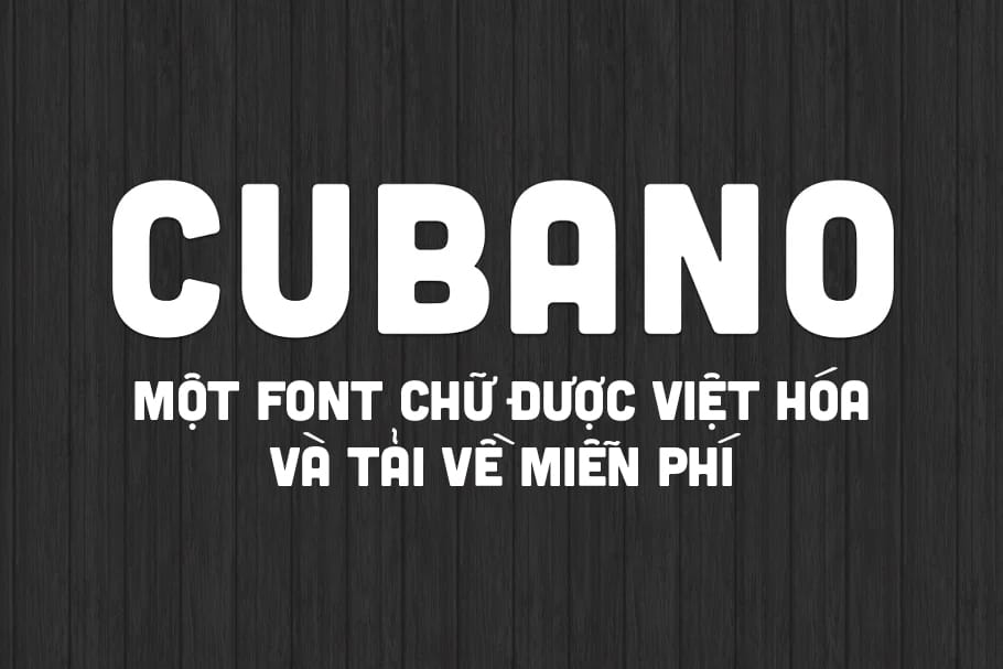 Font iCielBC Cubano Việt Hóa preview 1