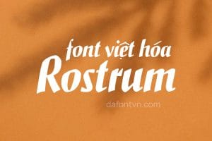 Font iCielBC Rostrum Việt Hóa preview 1