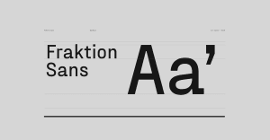 Fraktion Sans Font Family 10 font preview 1