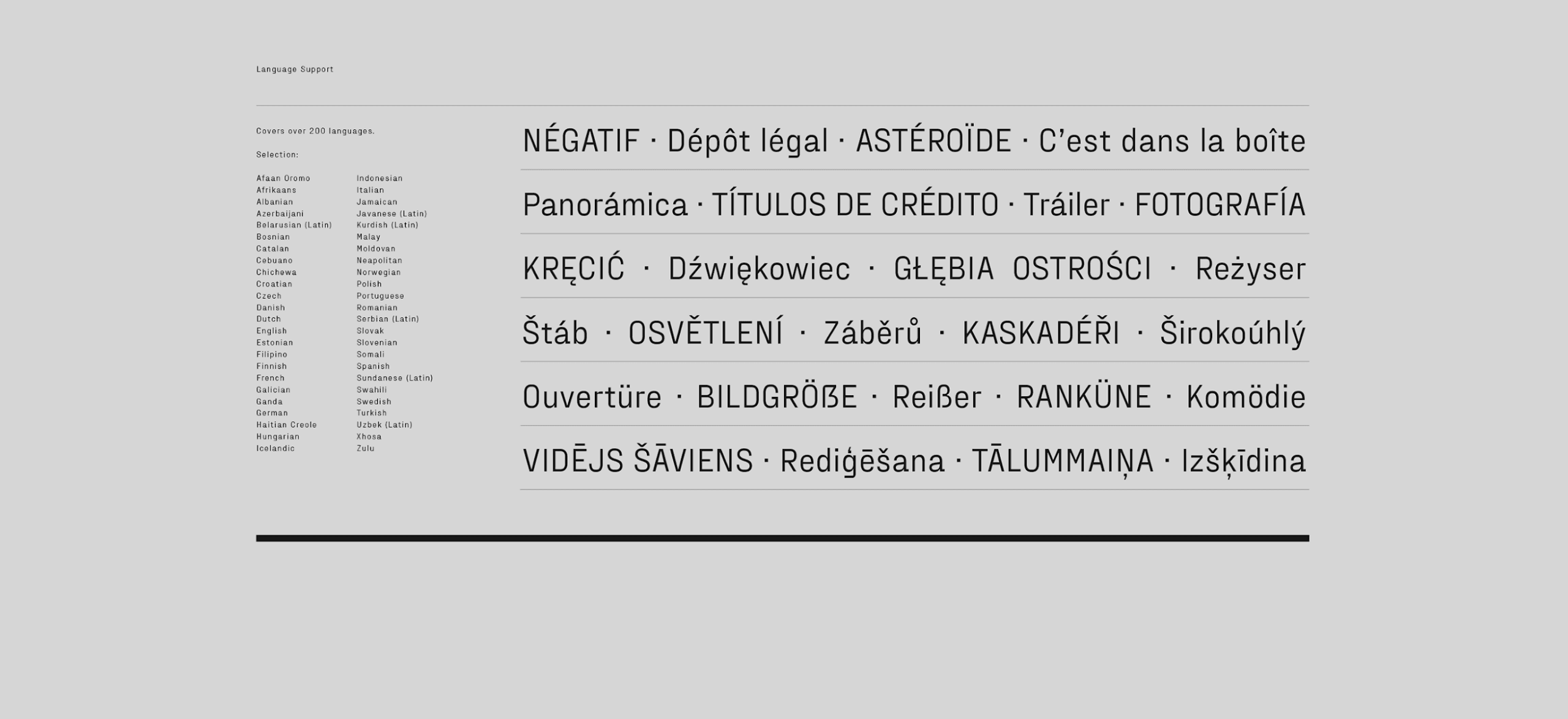 Fraktion Sans Font Family 10 font preview 9