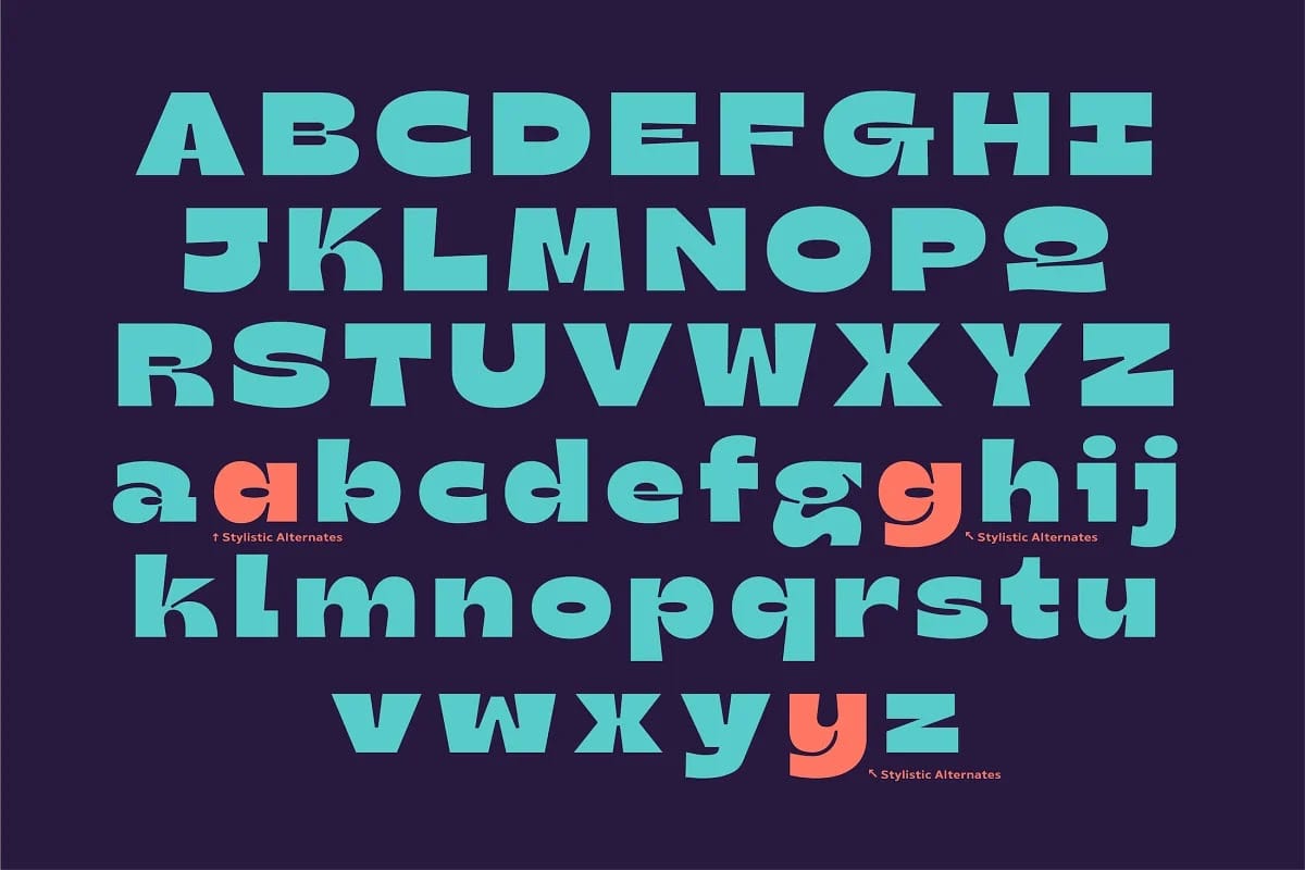 Gulfs Display Font Family preview 6