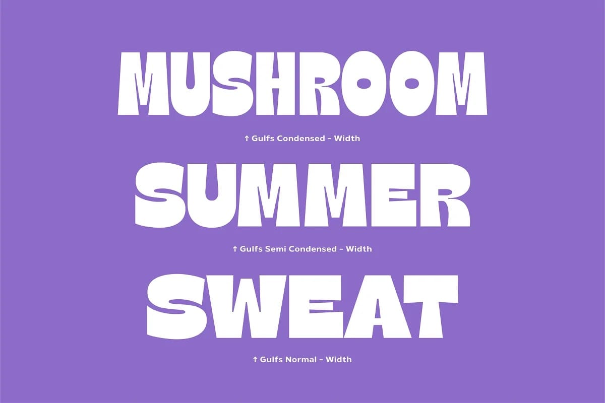 Gulfs Display Font Family preview 7