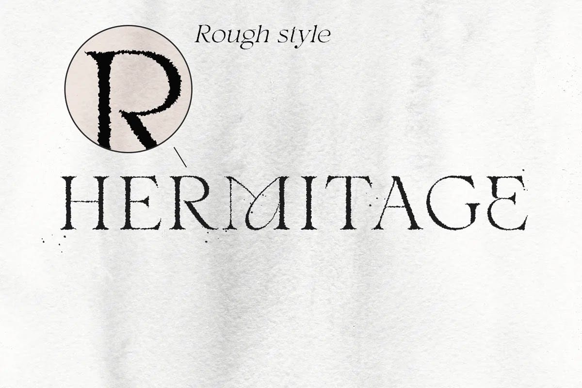 Hermitage Font Family (6 Font) - Độc đáo, thanh lịch Hermitage Font Family preview 8