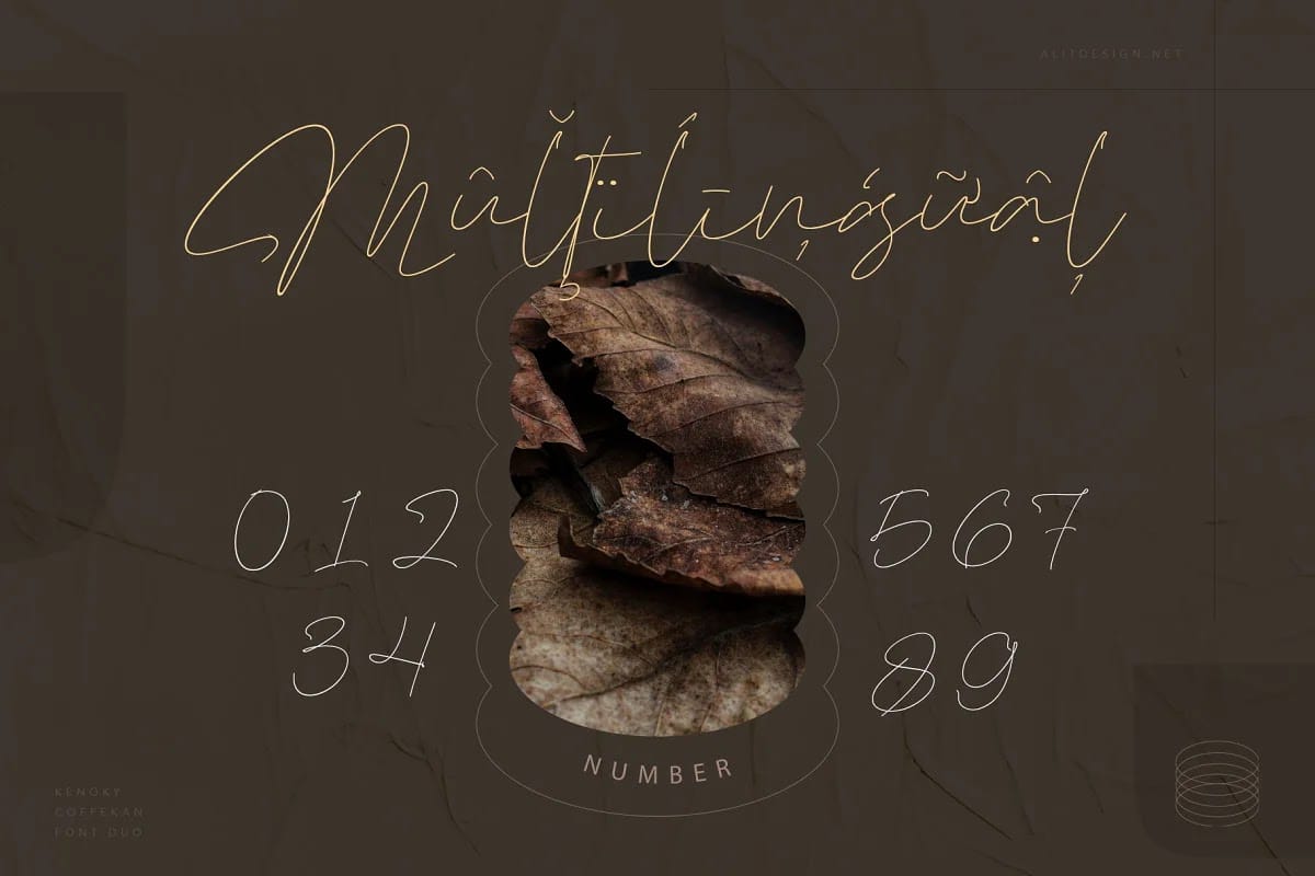 Tải trọn bộ font Kenoky Coffekan (14 font) trọn bộ font Kenoky Coffekan preview 21