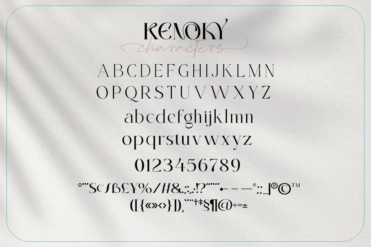 Tải trọn bộ font Kenoky Coffekan (14 font) trọn bộ font Kenoky Coffekan preview 22