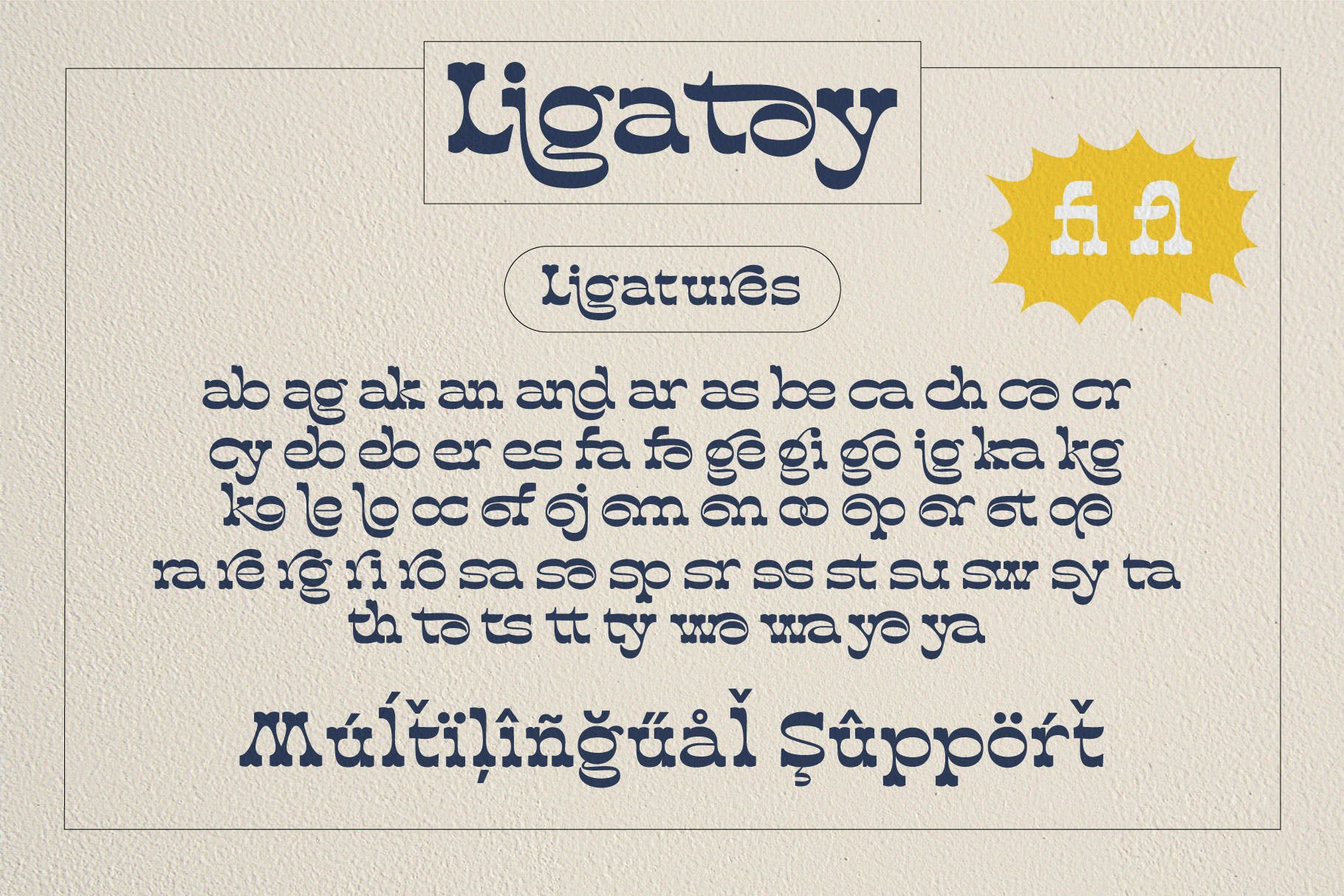 Ligatoy Font - Font đẹp hỗ trợ Tiếng Việt Ligatoy Font preview 11