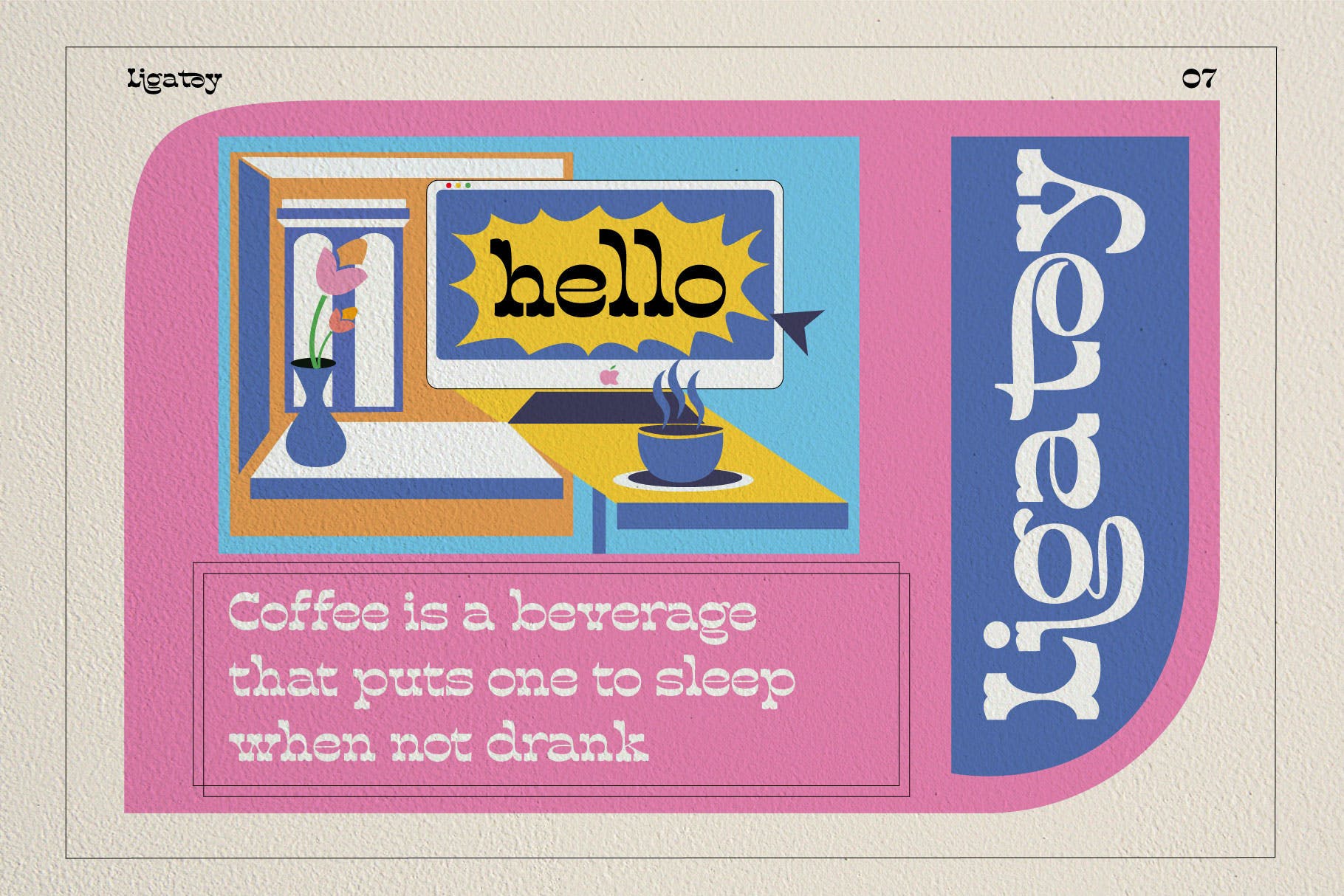 Ligatoy Font - Font đẹp hỗ trợ Tiếng Việt Ligatoy Font preview 3