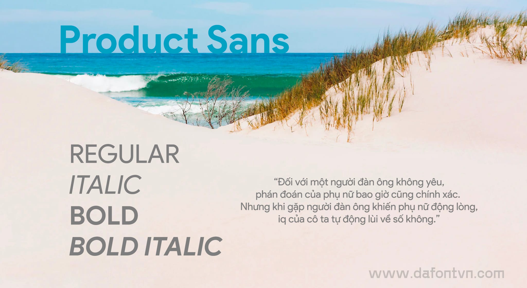 Font Product Sans Việt Hóa trọn bộ 4 font preview 2