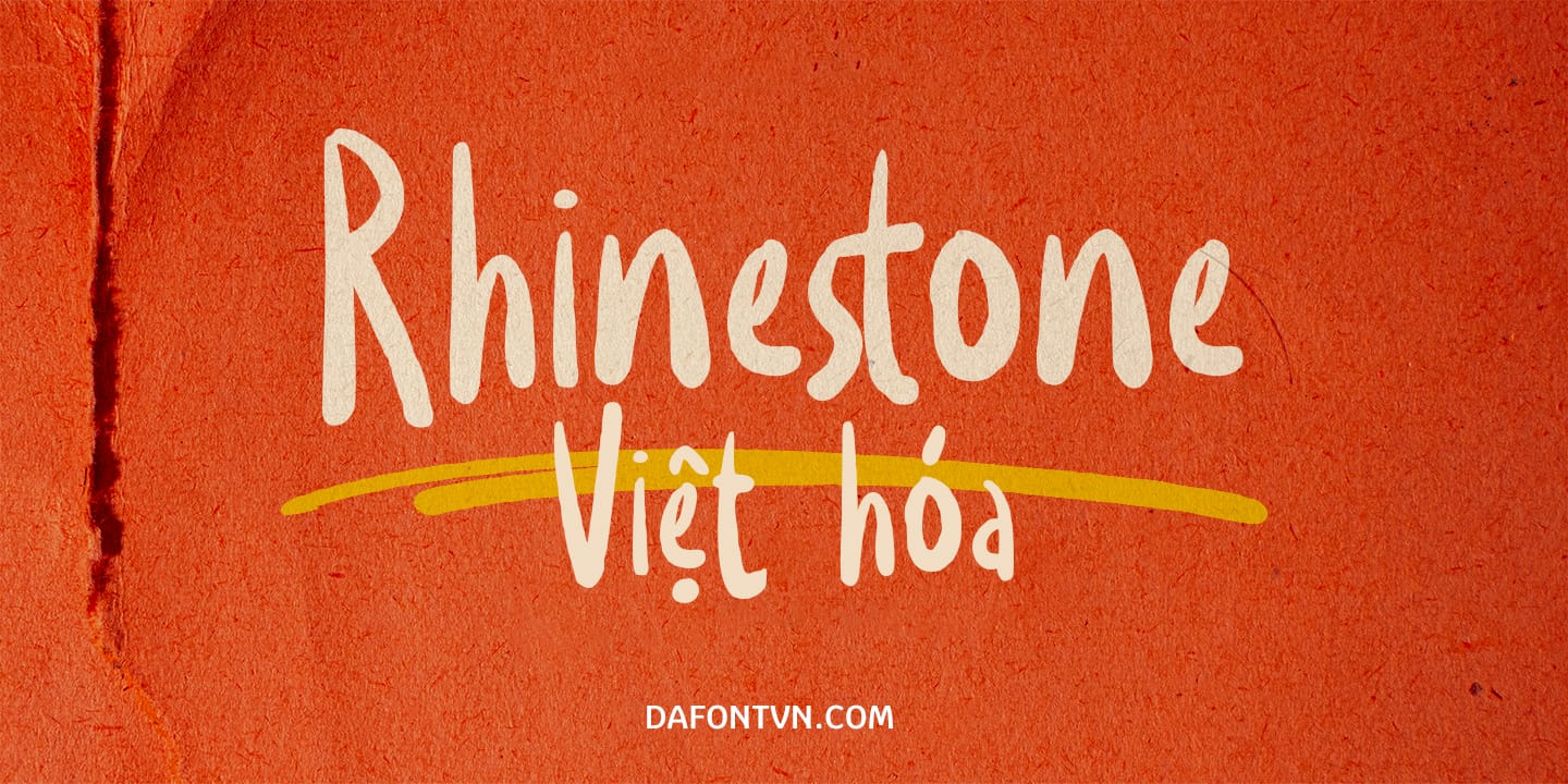Font Rhinestone Việt Hóa preview 1