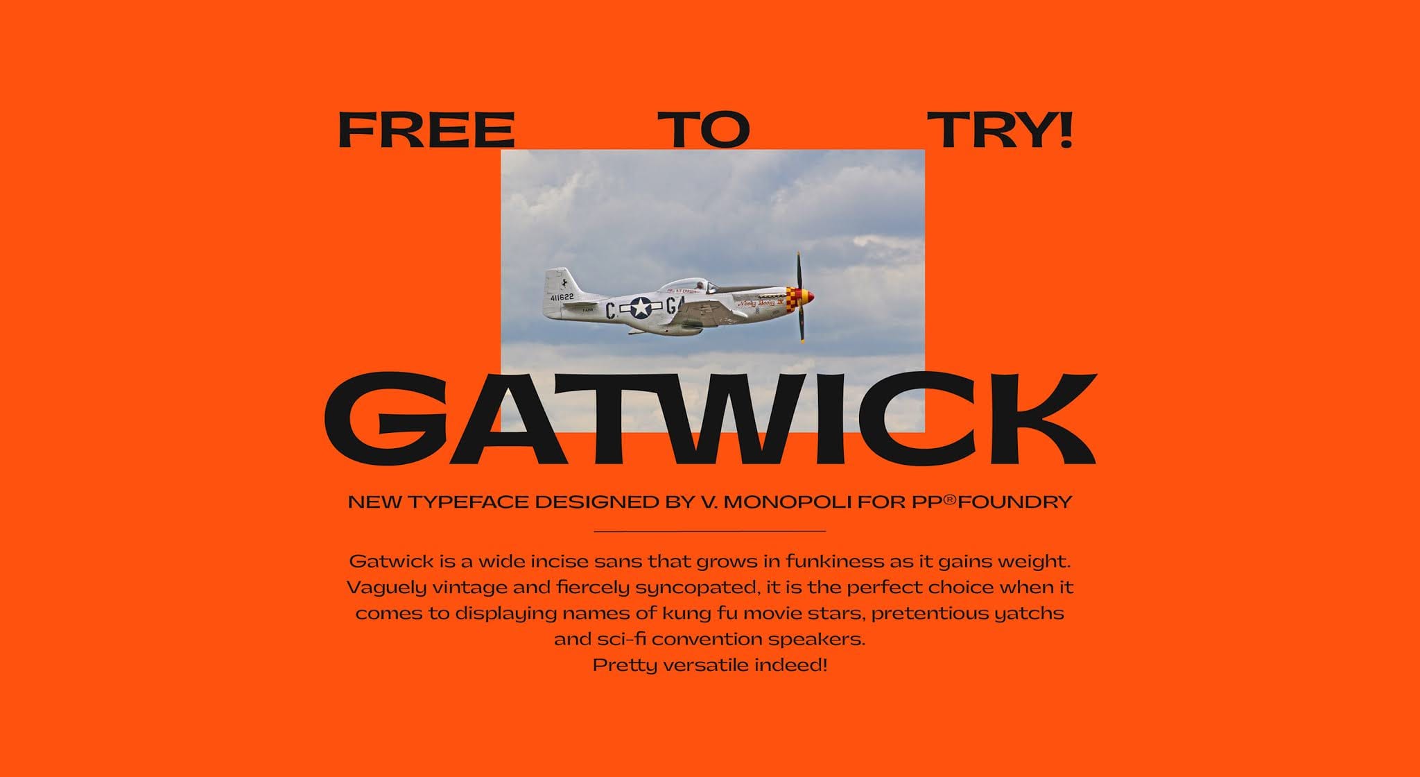 Gatwick Font Family 6 styles preview 1