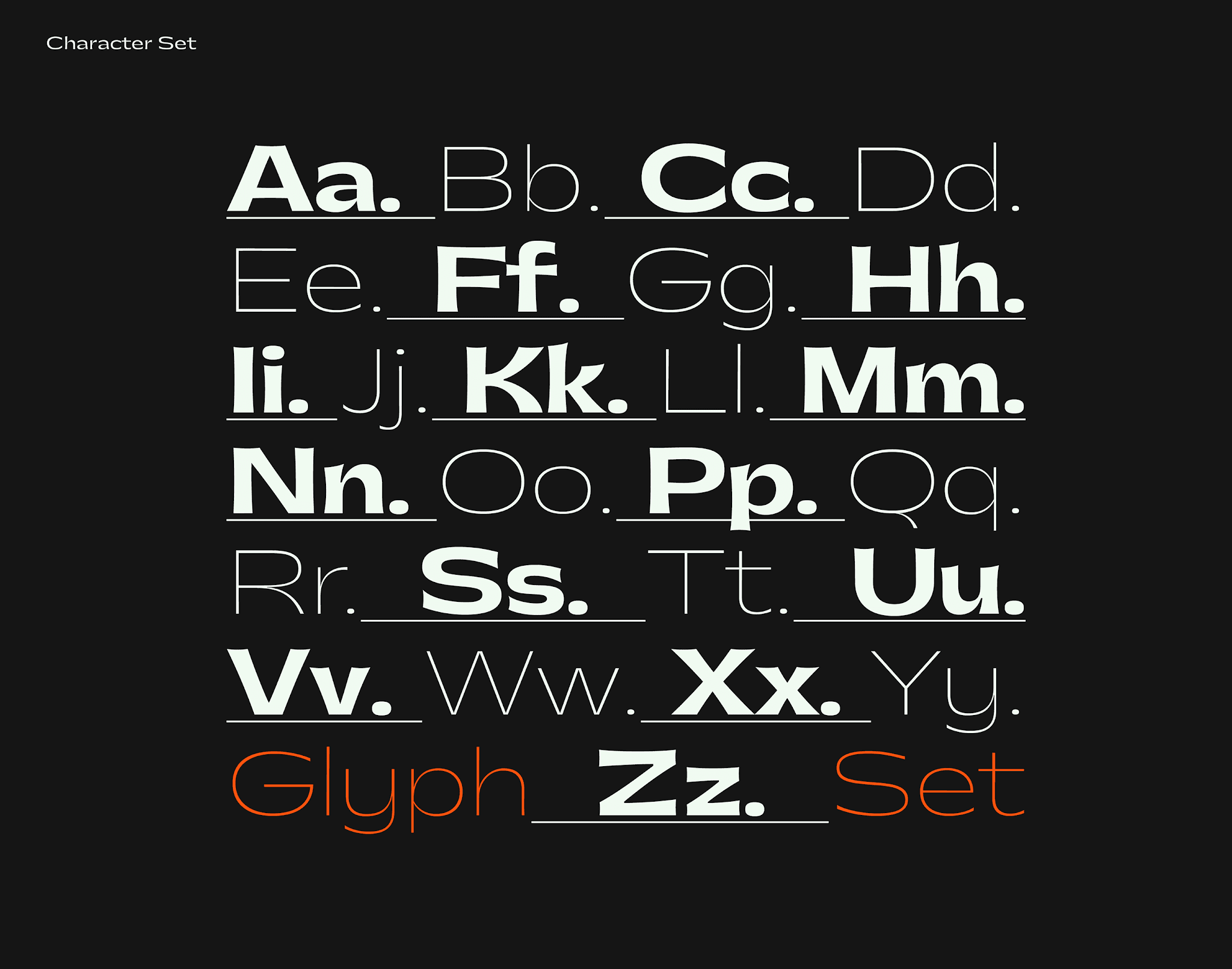 Gatwick Font Family 6 styles preview 8