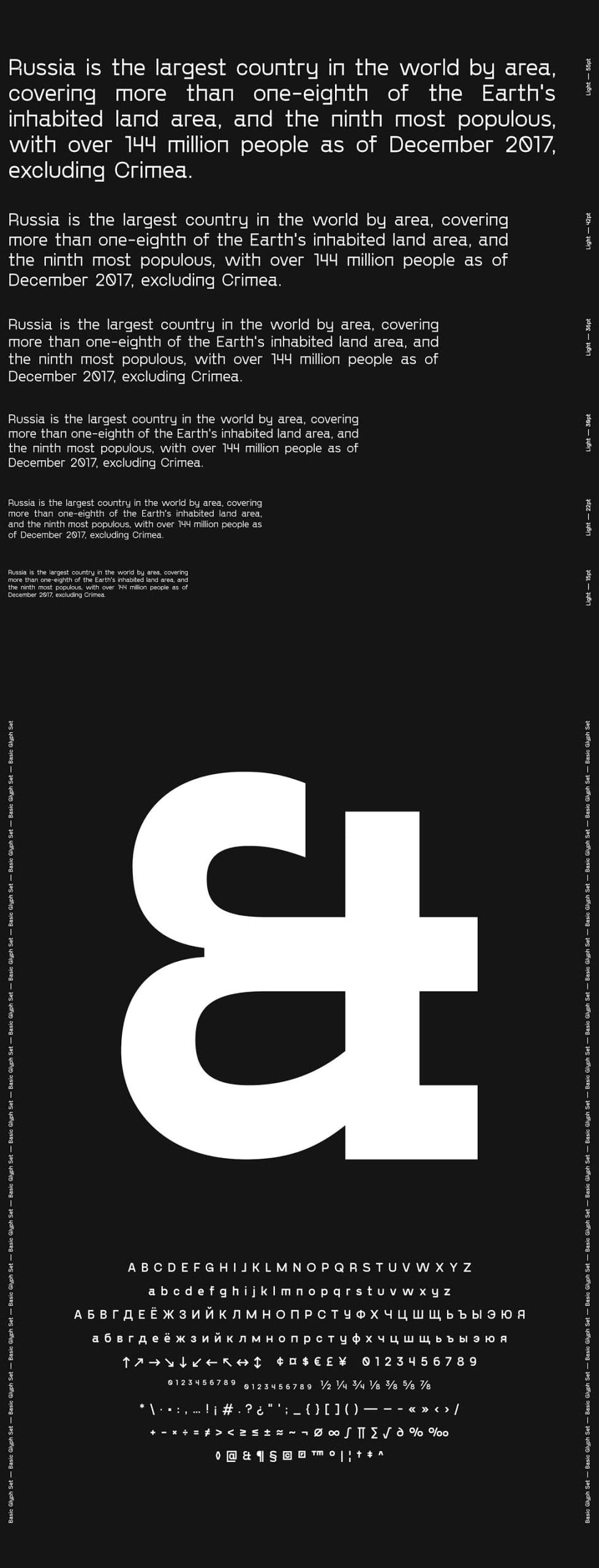 Gosha Sans Font Family 6 styles preview 4