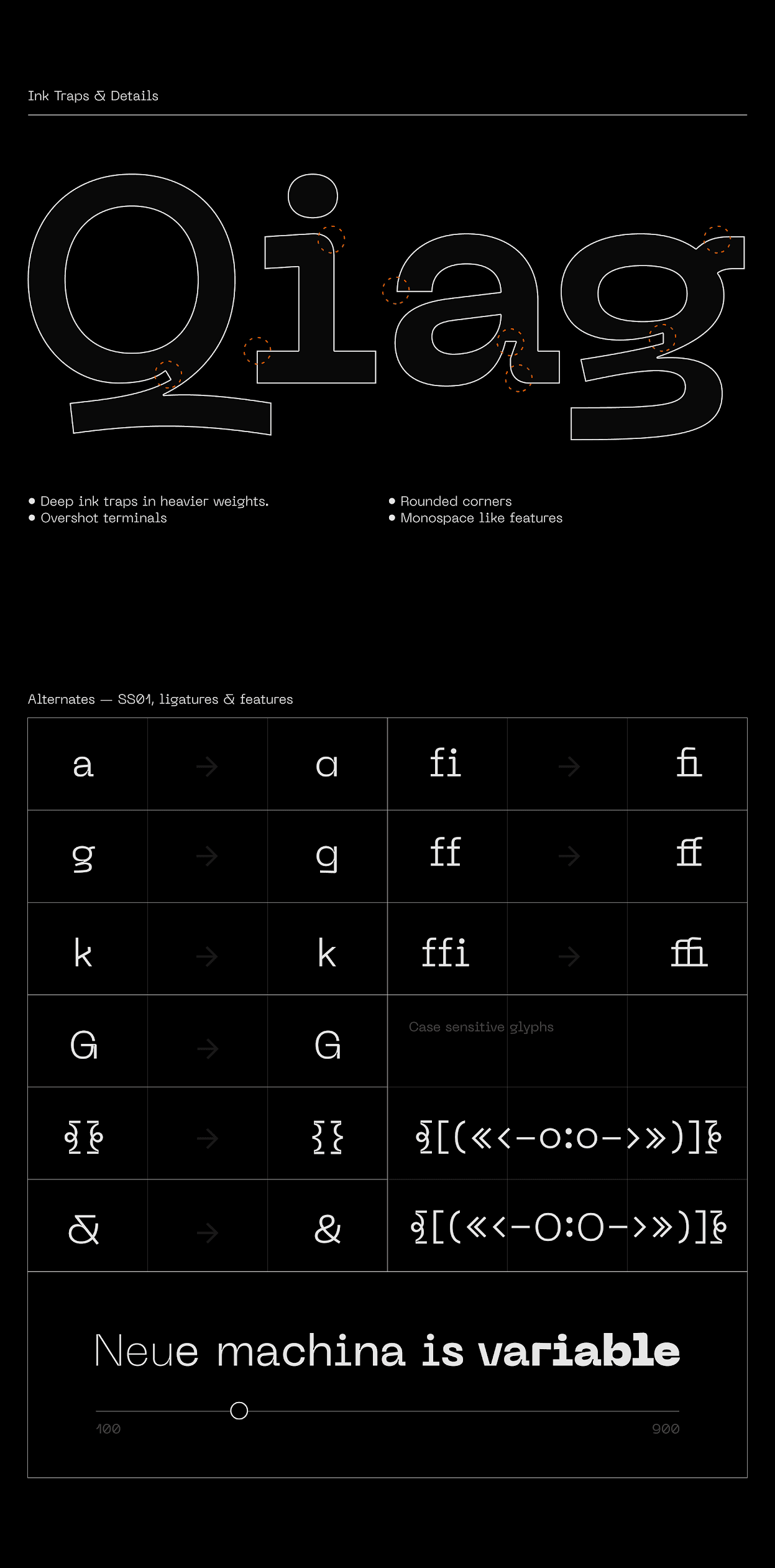Neue Machina Font Family full 7 font preview 6