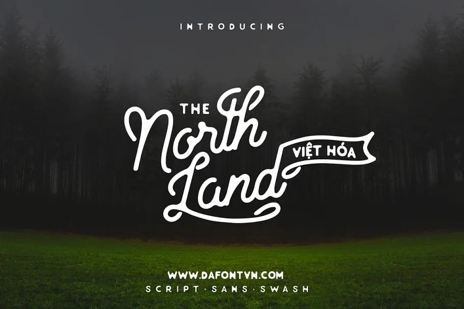 Font North Land Việt Hóa preview 1