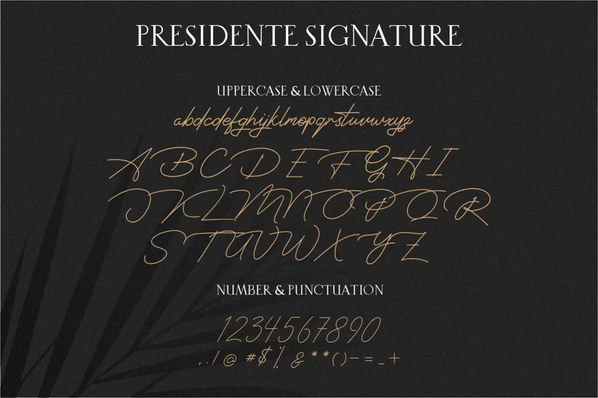 Font Presidente Việt Hóa preview 2